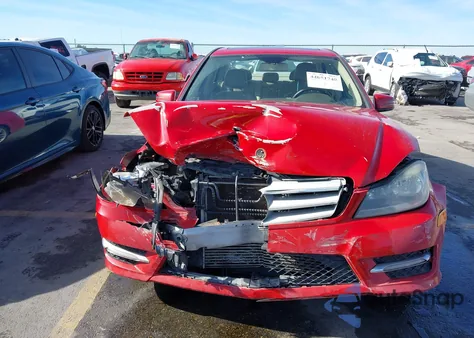 2012 Mercedes-Benz C 250 Sport from USA, damaged, VIN WDDGF4HB9CR205025